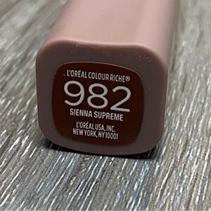L'Oreal Paris Cosmetics Colour Riche Matte Nude Lipstick 982 Sienna Supreme